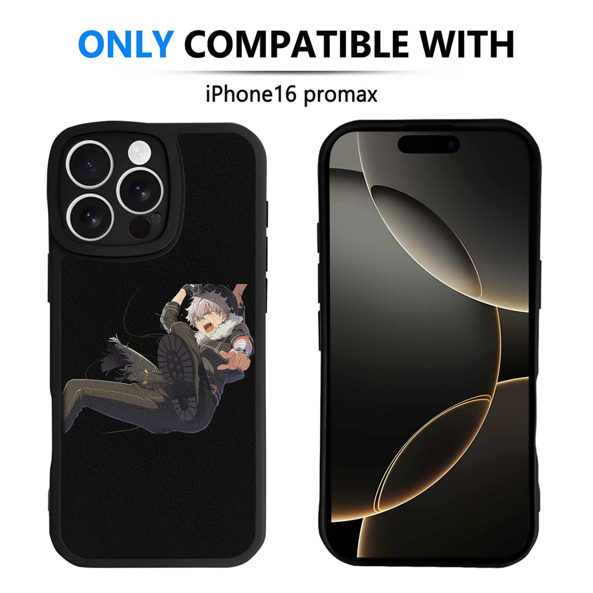 （画像用） あんさんぶるスターズ! Ensemble Stars 【iPhone 16シリーズ対応】シリコンスマホケース（レザー調） 材質：シリコン